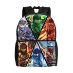 Sac � dos ninjago pour adolescent, cartable en toile, sac � dos pour ordinateur portable, unisexe - xtyd9098 ...