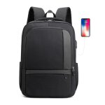 Sac � dos ordinateur, 42x29x14cm, 15. 6 pouces noir, avec port usb, etanche