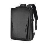 Sac a dos ordinateur antivol etanche avec port usb pour pc 15. 6 - 17. 3 pouces noir yonis