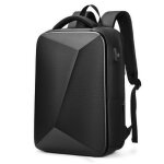 Sac a dos ordinateur extensible etanche avec port usb pour voyage d'affaires noir yonis