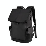 Sac a dos ordinateur grande capacit� avec port usb etanche et confortable noir yonis