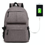 Sac a dos ordinateur multifonction avec port usb pour 15. 6 pouces noir gris yonis