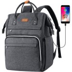 Sac � dos ordinateur portable 15, 6 pouces, sac � dos femme avec port de chargement usb et poche rfid ...