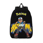 Sac � dos pour ordinateur portable � compartiments multiples, motif pikachu, style harajuku, pour fille, ...