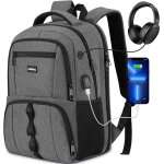 Sac � dos pour ordinateur portable pour homme, sac � dos d'affaires, sac � dos antivol avec port usb, ...