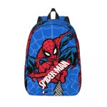 Sac  dos pour ordinateur portable avec logo marvel spider - man pour enfant, style vintage, ideal pour ...