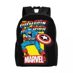 Sac  dos personnalis captain america shield pour garons et filles, sacs d'cole, de voyage, pour hommes ...