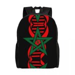 Sac  dos personnalis avec drapeau marocain, c'est dans mon adn, pour garons, cole, voyage, homme, ...