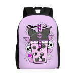 Sacs à dos personnalisés avec impression 3d, motif dessin animé kuromi d'halloween, pour garçons et filles, ... Sacs à dos personnalisés avec impression 3d, motif dessin animé kuromi d'halloween, pour garçons et filles, ...