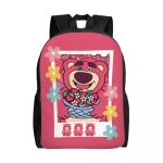 Sac  dos personnalise avec impression 3d, motif ours fraise, lotso huggin, pour filles et garcons, ideal ...