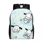 Sac � dos personnalis� avec impression 3d pochacco kawaii dog pour gar�ons et filles, sac d'�cole, de ...