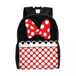 Sac  dos personnalis mickey mouse anime minnie pour ordinateur portable, sac  dos basique pour femmes ...