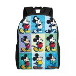 Sac  dos personnalis mickey mouse manga pour ordinateur portable, cartable dcontract pour femmes ...