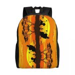 Sac  dos personnalis pour ordinateur portable, motif dessin anim le roi lion, pour femmes et hommes, ...