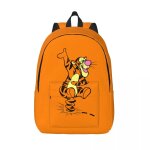 Sac  dos personnalise pour ordinateur portable, motif dessin anime tigrou et winnie l'ourson, pour homme ...