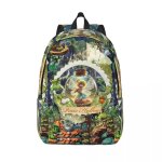 Sac  dos personnalise en toile avec dessin anime de la fe clochette pour femmes, hommes, ecoliers, ...