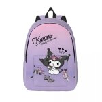 Sacs à dos personnalises en toile kuromi anime pour hommes, femmes, ecoliers, etudiants, cartable pour ... Sacs à dos personnalises en toile kuromi anime pour hommes, femmes, ecoliers, etudiants, cartable pour ...