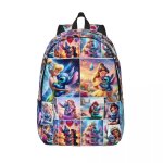Sac à dos personnalise en toile avec motif de la fée clochette et stitch pour homme et femme, ideal pour ... Sac à dos personnalise en toile avec motif de la fée clochette et stitch pour homme et femme, ideal pour ...