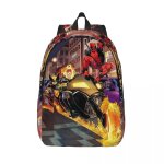 Sac  dos personnalise en toile spiderman et ghost rider pour garcons et filles, sacs de voyage pour ...