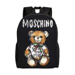 Sac  dos polyvalent moschino lavable, style dcontract, sac  dos d'colier tendance en tissu oxford, ...