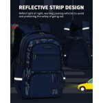 Sac a dos scolaire, loisir cartable garon primaire secondaire, sacs a dos ordinateur 15. 6 pouces, sac ...