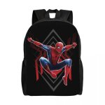 Sac  dos spiderman personnalise pour hommes et femmes, cartable pour ecoliers, etudiants, compatible ...