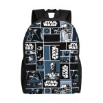 Sac  dos star wars pour adolescent, cartable en toile, sac  dos pour ordinateur portable, unisexe - ...