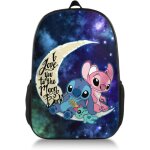 Sac  dos stitch pour ordinateur portable 17 pouces, lger, de voyage, pour homme et femme, idal pour ...