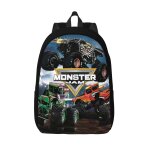 Sac  dos tendance monster jam monster trucks avec poche, ideal pour le travail, le lyce, pour homme ...