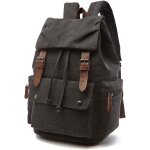 Sac  dos en toile cartable vintage pour ordinateur portable daypack randonne voyage grande capacit ...
