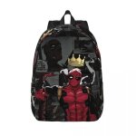 Sacs  dos en toile deadpool personnalises avec impression 3d pour garcons, filles, collge, cole, voyage, ...
