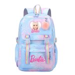 Sac  dos en toile pour livres d'ecole barbie, pour garon et fille, pour femme, adolescent, voyage, ...