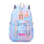 Sac  dos en toile pour livres d'ecole barbie, pour garon et fille, pour femme, adolescent, voyage, ...