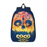 Sac � dos en toile personnalise avec affiche alternative du film coco pour hommes, femmes, etudiants, ...