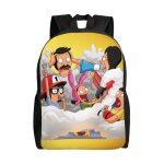 Sac  dos unisexe bob's burgers fun adventure pour ordinateur portable, cartable d'cole, cartable d'tudiant, ...