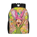 Sac  dos unisexe bob's burgers louise, cartable pour ordinateur portable, cartable pour tudiant, sac ...