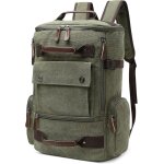 Sac a dos vintage homme grand sac d'ecole 17. 3 pouces ordinateur portable sac avec poigne pour voyage ...