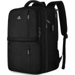 Sac a dos voyage ca e avion, 40l sac a dos pour ordinateur portable 17 pouces usb charging port, bagage ...