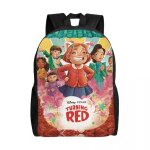 Sac � dos de voyage personnalis� avec dessins anim�s et panda roux pour femmes et hommes, cartable d'�cole, ...