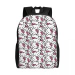 Sac  dos de voyage personnalis hello kitty pour femmes et hommes, cartable d'cole, cartable d'ordinateur, ...