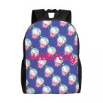 Sac  dos de voyage personnalis hello kitty pour hommes et femmes, sac  dos pour ordinateur portable, ...