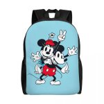 Sac à dos de voyage personnalisé mickey et minnie pour hommes et femmes, cartable d'école, cartable d'ordinate ... Sac à dos de voyage personnalisé mickey et minnie pour hommes et femmes, cartable d'école, cartable d'ordinate ...