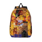 Sac  dos de voyage personnalise en toile avec dessin anime le roi lion pour homme et femme, ideal pour ...