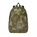Sac  dos de voyage personnalise en toile fe clochette pour femmes et hommes, sac  dos pour ordinateur ...