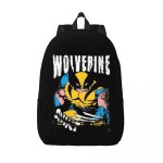 Sac à dos de voyage personnalise en toile motif dessin anime wolverine pour homme et femme, cartable ... Sac à dos de voyage personnalise en toile motif dessin anime wolverine pour homme et femme, cartable ...