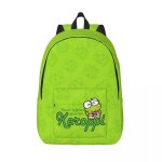 Sac  dos de voyage personnalise en toile motif grenouille keroppi pour femmes et hommes, cartable d'ecole, ...