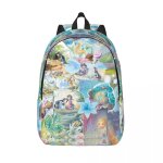 Sac  dos de voyage personnalise en toile avec papier peint de la fe clochette pour homme et femme, ...