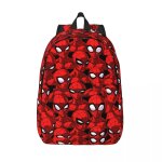 Sac � dos de voyage personnalis� en toile spiderman pour homme et femme, id�al pour l'�cole, l'ordinateur ...