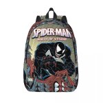 Sac  dos de voyage en toile personnalise spiderman venom pour femmes et hommes, sac  dos d'ecole pour ...