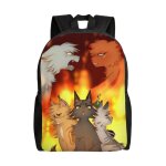 Sac � dos warrior cats pour �cole primaire, coll�ge, grande capacit�, sac � bandouli�re d�contract�, ...